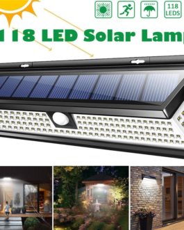 4pcs LED Solar Light Motion Sensor Outdoor Garden Lamp Decoration Fence Stair Pathway Yard Security Solar Lamp Lighting