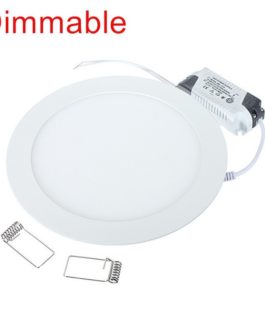 1pcs Dimmable LED Panel Light 3W 6W 9W 12W 15W 25W Recessed Ceiling LED Downlight Indoor Spot Light AC110V 220V Driver Included