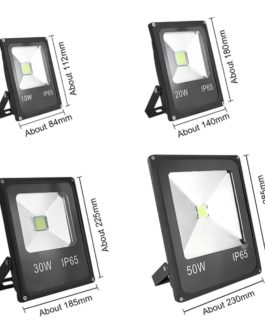 Led Flood Light Outdoor Spotlight Floodlight 10W 20W 30W 50W Wall Washer Lamp Reflector IP65 Waterproof Garden 220V RGB Lighting